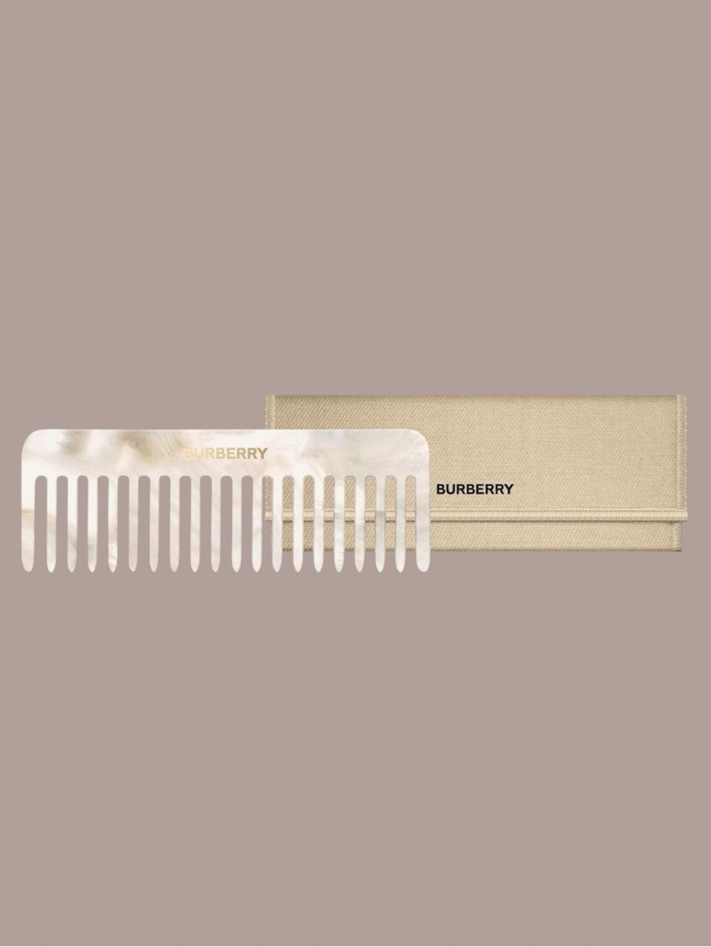 *RARE* Burberry Beauty Wide-Tooth Hair Comb